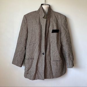 Vintage Plaid Blazer